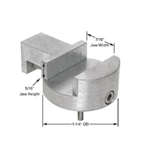 Pin stub montamuestras con sujeción micro-vise 1/8" (3,2 mm)