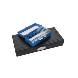 Geoslide Petrographic Pelco Box - caja de 25 slides petrogáficas