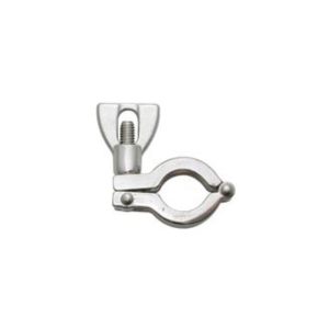 Abrazadera NWKF con tuerca tipo mariposa para bombas de vacío - NW/KF 25, 72,6x55mm