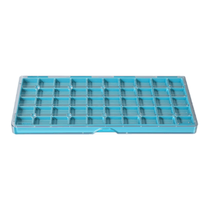Cajas organizadoras poliestireno con 50 compartimentos PELCO®