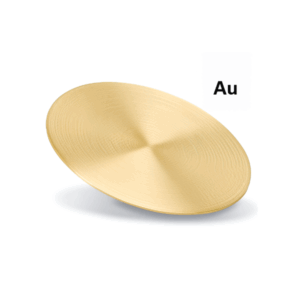 Targets de oro y platino alta pureza para sputter coater Ø50 - Ø30 mm